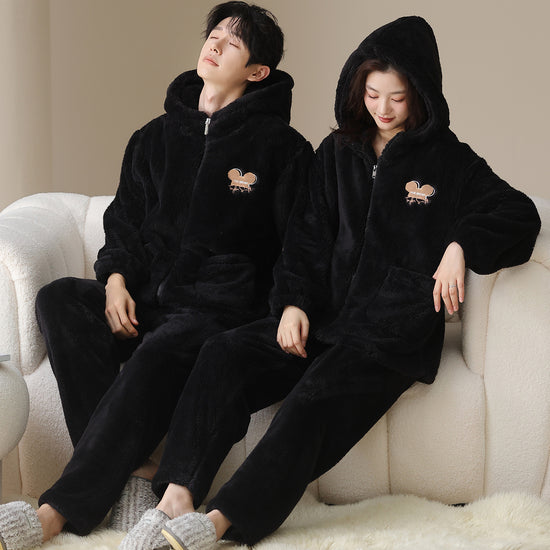 Plush Couple Pajamas Women&