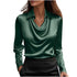 loose boat-neck shirt for women