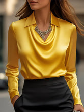 loose boat-neck shirt for women