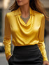 loose boat-neck shirt for women