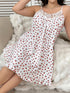 Plus-size Slip Nightgown For Women Floral Print Dress